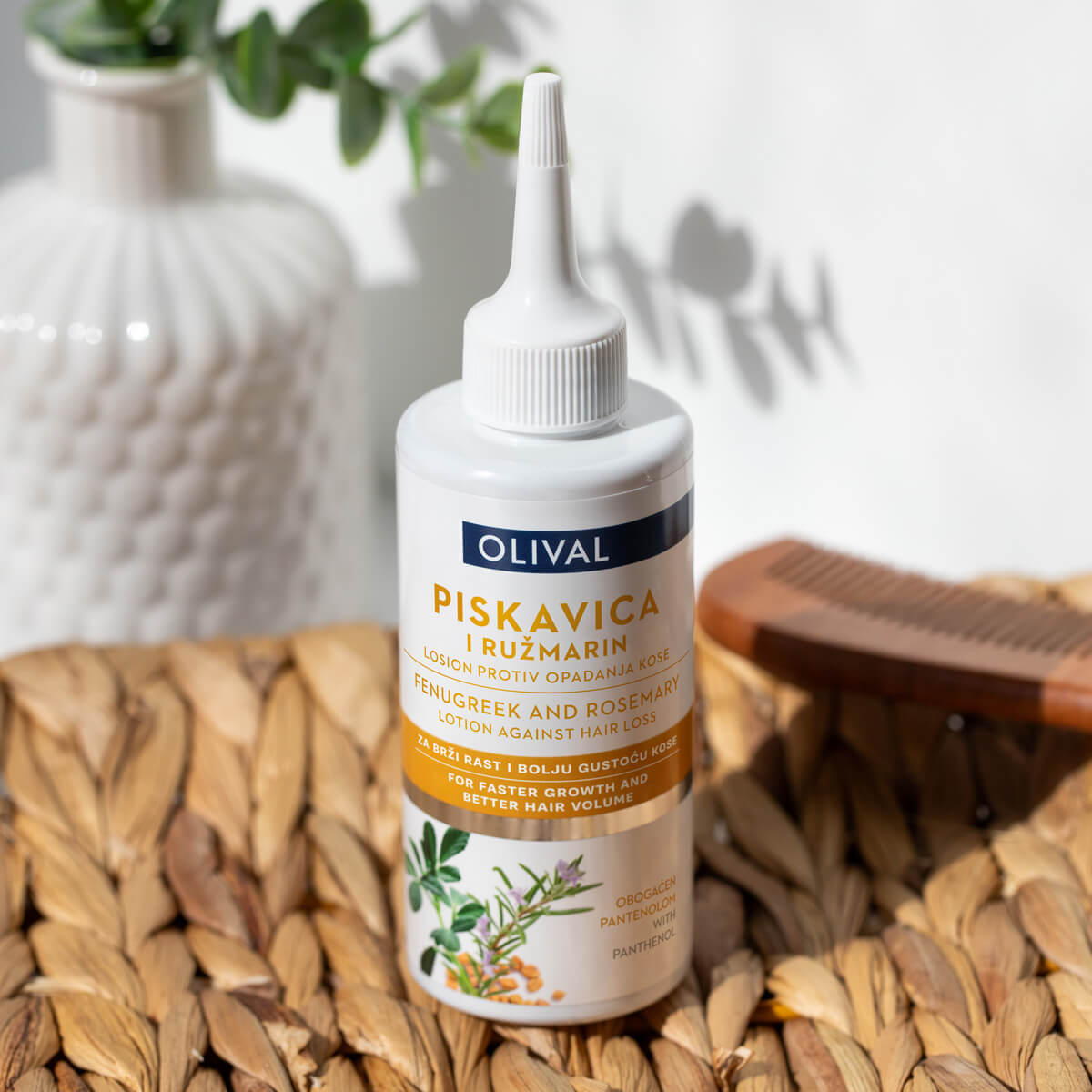 Fenugreek and Rosemary Lotion Against Hair Loss