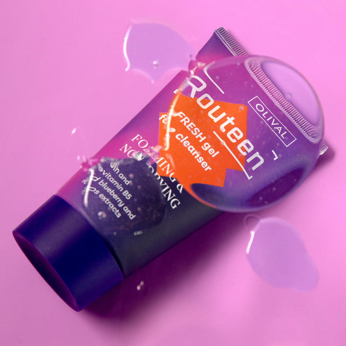 Routeen reFRESH Gel Face Cleanser texture