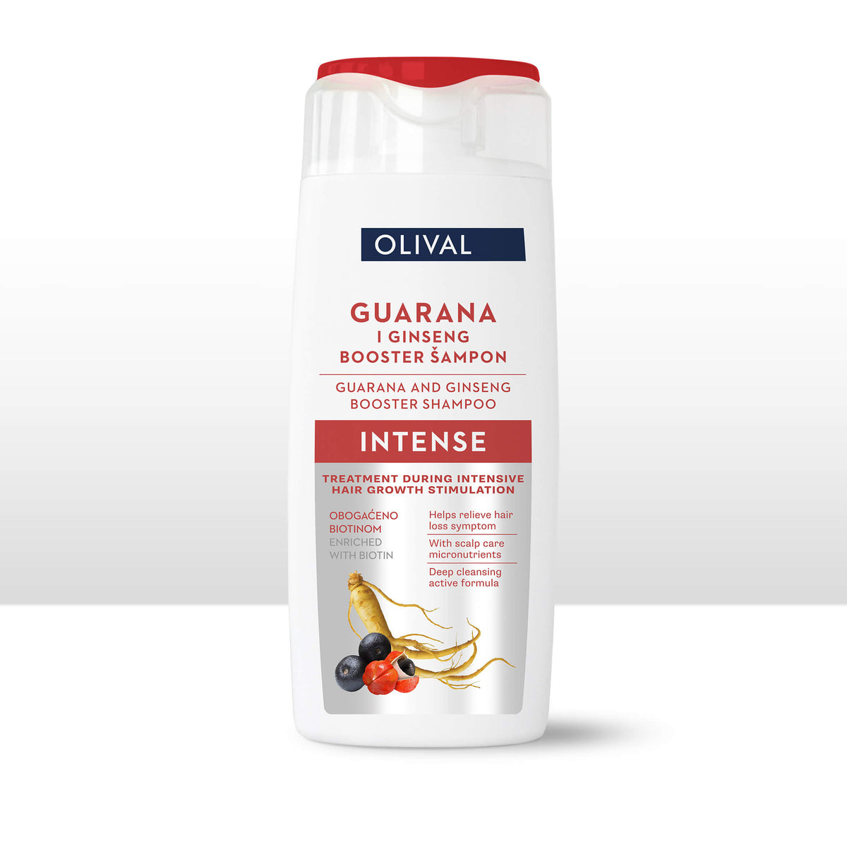 Guarana i ginseng booster šampon Intense