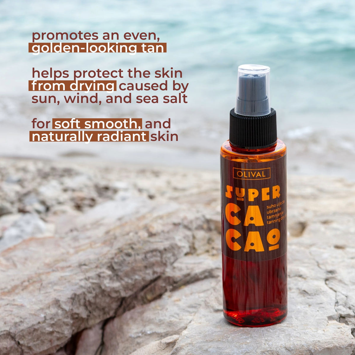 SUPER Cacao Accelerated Tanning Dry Oil 
