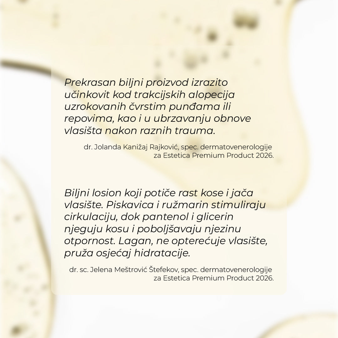 Piskavica i ružmarin losion protiv opadanja kose